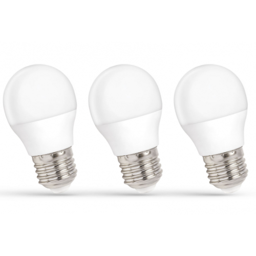 Żarówka LED 3szt. kulka E27 6W WW biała ciepła Spectrum Led - 2[129].png